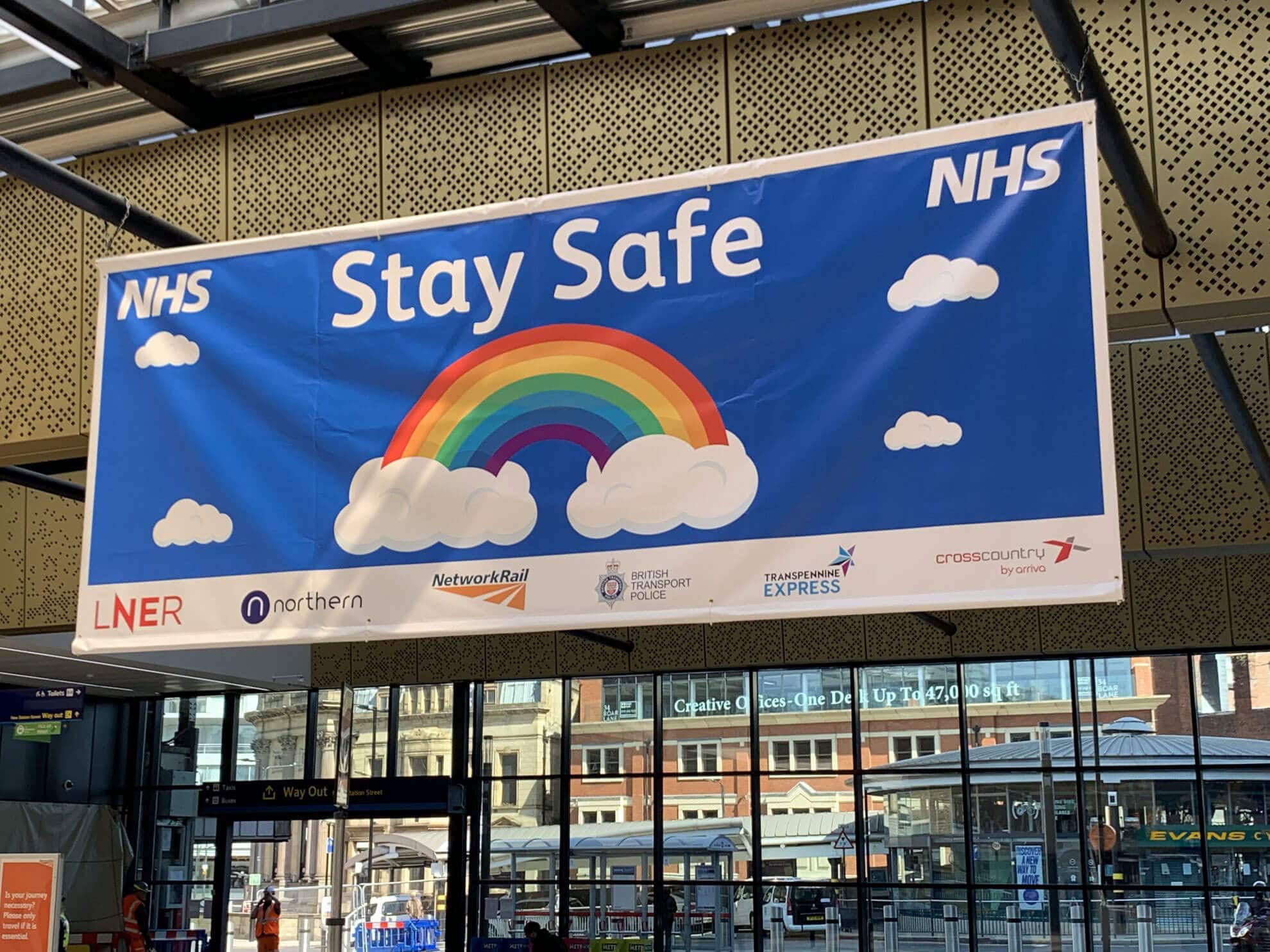 NHS Stay Safe banner
